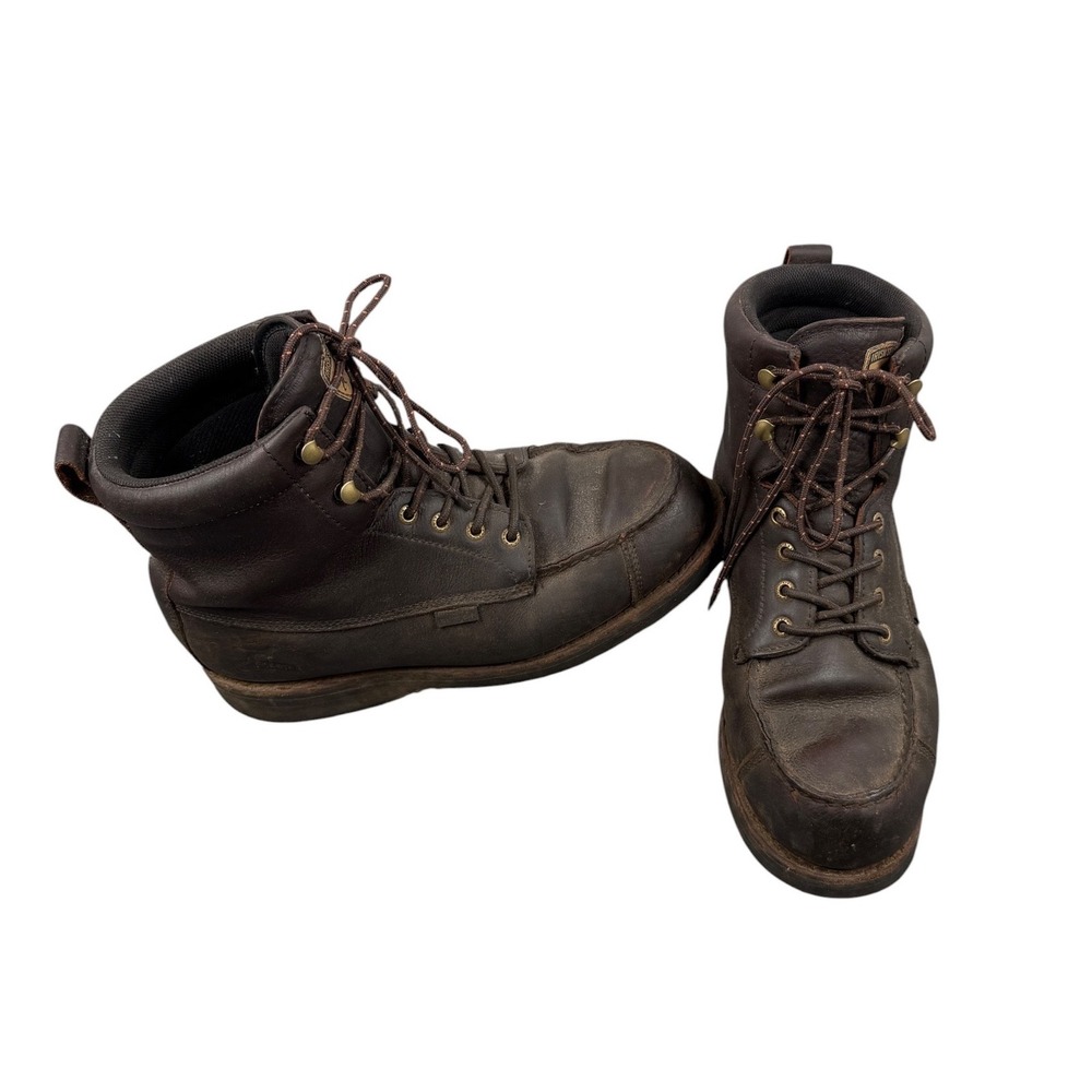Irish Setter 807 Wingshooter Boots Men 10 E2 Brown Leather Waterproof Hunting